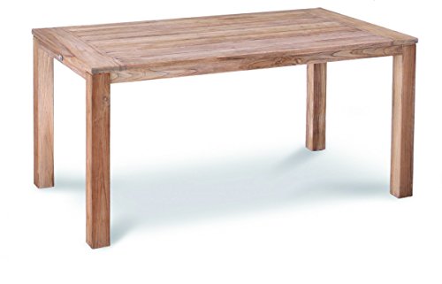 Best 52352467 Teak-Tisch Moretti 240 x 100 cm, grau/wash von BEST