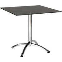 BEST Firenze Bistrotisch anthrazit 80,0 x 80,0 x 73,0 cm von Best