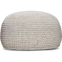 BEST Pouf Ronda 55x55x41cm naturel von Best