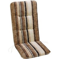 BEST Sesselauflage »Basic Line«, braun/orange/beige/schwarz, BxL: 50 x 120 cm - bunt von Best