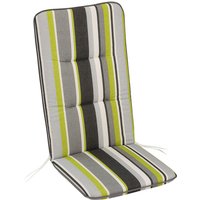 BEST Sesselauflage »Basic Line«, grün/grau/weiß/schwarz, BxL: 50 x 120 cm - bunt von Best