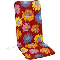 BEST Sesselauflage »Basic Line«, rot/blau/gelb/rosa/orange, BxL: 50 x 120 cm - bunt von Best