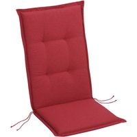 BEST Sesselauflage »Selection-Line«, Niederlehner, rot, Uni, BxL: 50 x 100 cm von Best