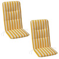 2 BEST Sitzkissen gelb, weiß 50,0 x 120,0 cm von Best