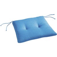 BEST Stuhlauflage »Stuhlauflage«, blau, Uni, BxL: 46 x 45 cm von Best