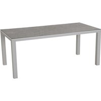 BEST Tisch »Houston«, BxHxT: 210 x 74,5 x 90 cm, Tischplatte: Glas/keramik - silberfarben von Best