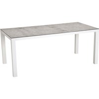 BEST Tisch »Houston«, BxHxT: 210 x 74,5 x 90 cm, Tischplatte: Keramik/Glas - weiss von Best