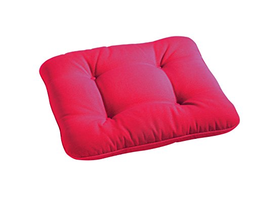 best Hockerauflage, 48 x 48 x 9 cm, rot von best