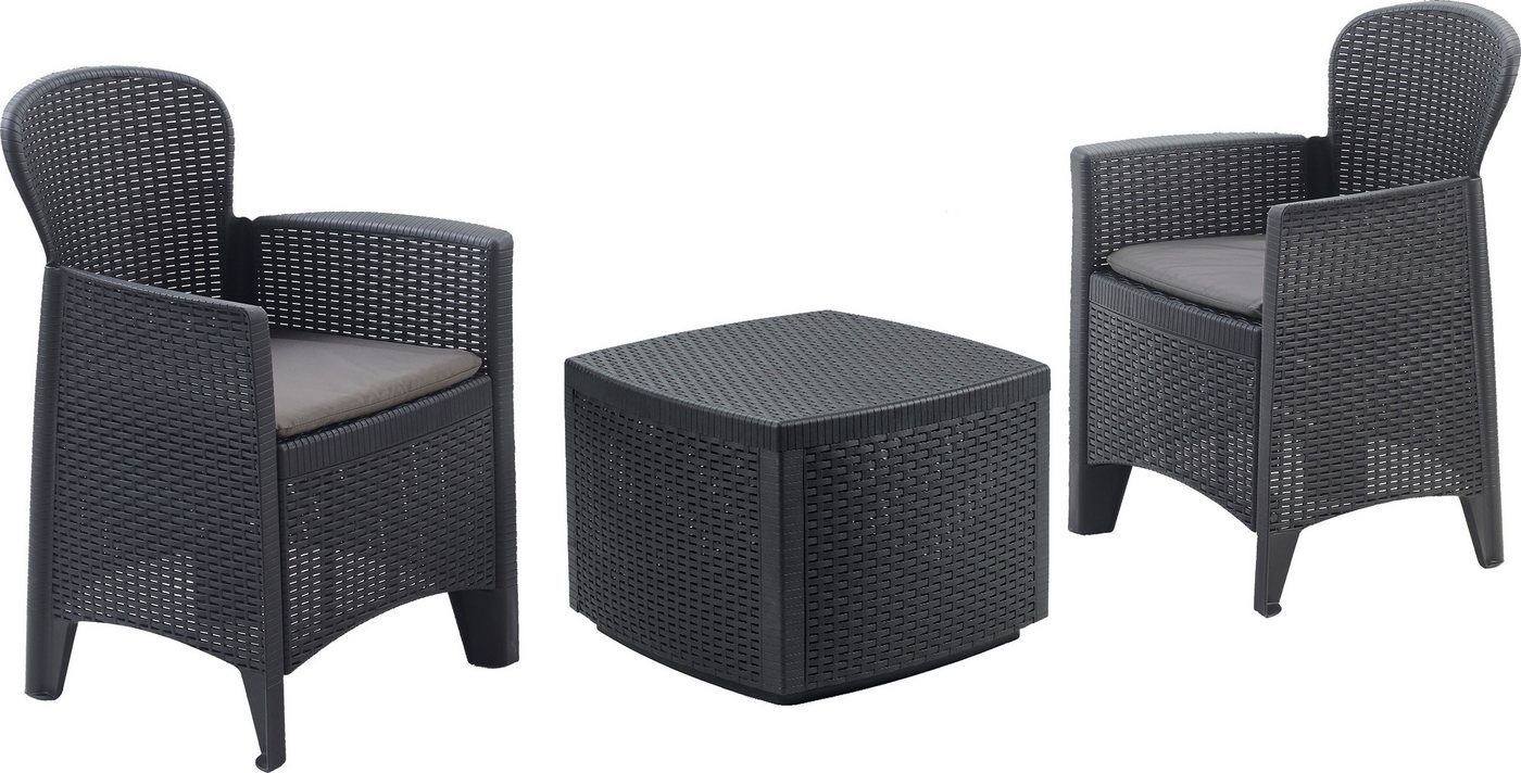 Best Loungeset Trente, (1-tlg), Lounge-Set 3-tlg. von Best