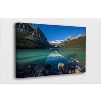 Berühmte Orte Kunst Leinwand-Lake Louise Nationalpark Alberta Poster/Gedruckte Bilder Wand Dekoration Poster Oder Canvas Bereit Zum Aufhängen von BestCanvasEver