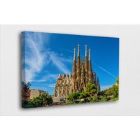 Berühmte Orte Kunst Leinwand Poster-La Sagrada Familia Barcelona Poster/Gedruckte Bilder Wand Dekoration Poster Oder Canvas Bereit Zum Aufhängen von BestCanvasEver