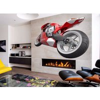 Bike Full Color Aufkleber, Chopper Vollfarbe Crotch Rocket Wandkunst Cn 008 Bike Full Color Aufkleber, Chopper Vollfarbe Crotch Rocket Wandkunst Cn 008 von BestColorDecals