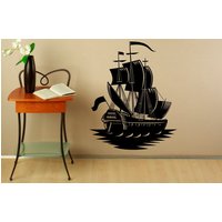 Marine Schiff Wand Vinyl Aufkleber Piratenschiff Innen Haushaltswaren Design Schlafzimmer Wohnkultur | 12C01S von BestDecalsUSA