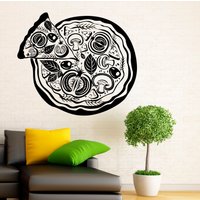 Pizza Wand Vinyl Aufkleber Pizzeria Kunst Interior Haushaltswaren Design Home Küche Dekor | 4Kit01C von BestDecalsUSA