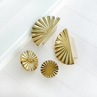 1, 25 "Runde Sonnenschein Schubladenknäufe Gold Küchenknäufe Schrankknöpfe Knäufe Knauf Möbelknöpfe Geschenk von BestHardwareStore