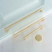192 320 Mm Messing Gebürstet Schubladengriffe Knäufe Küchenschrank Griff Möbelbeschläge von BestHardwareStore