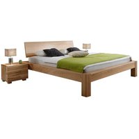 Ehebett aus Kernbuche Massivholz mit Nachtkommoden (dreiteilig) von BestLivingHome