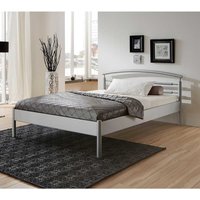 Futonbett mit 4-Fuß-Gestell Silber von BestLivingHome