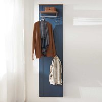 Garderobe Flur Landhaus in Blau und Eiche dunkel 188 cm hoch von BestLivingHome