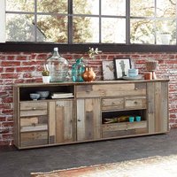 Wohnzimmer Sideboard in Grau Treibholz Dekor von BestLivingHome