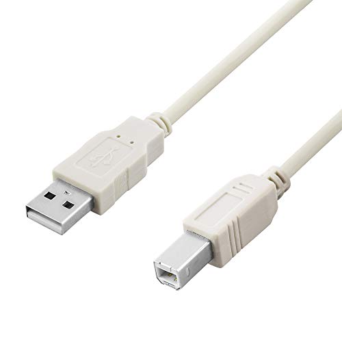 BestPlug 2 Meter 2.0 USB Kabel, USB A-Stecker auf USB B-Stecker, High Speed, Grau von BestPlug