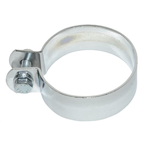 BestPrice Zündapp 70mm chrom hinten Motorrad-Auspuffschelle Silber Schelle Klemme von BestPrice