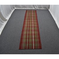 Teppich Läufer 100x300, Flachgewebe Teppich, Schwedenteppich, Langer Handgewebter Wollteppich, Wollteppich von BestQualityRugStore