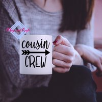 Cousin Crew Tasse | Mama Tumbler Niedliche Kaffeebecher Kaffee Geschenk Für Sie Becher Handgemachte Beste Kaffeetasse von BestSellerMug