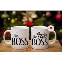 Der Boss | Geschenk Für Sie Ihn Liebestag Valentinstag Becher Bestseller Tasse Handgemacht Kaffee von BestSellerMug