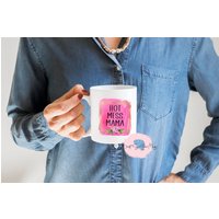 Hot Mess Mama Tasse | Tumbler Niedliche Kaffeebecher Kaffee Geschenktasse Mom Geschenk Für Sie Mutter von BestSellerMug