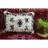 Beni Ourain Pillow Handmade Moroccan Cushion Pillow Covers 100% Wool von BestWoolRug