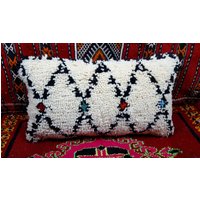 Moroccan Beni Ourain Pillow Handmade Pouf Cushion Pillows Wool Covers Coussin Marocain Moroccan Beni Ourain Pillow Handmade Pouf Cushion Pillows Wool Covers Coussin Marocain von BestWoolRug