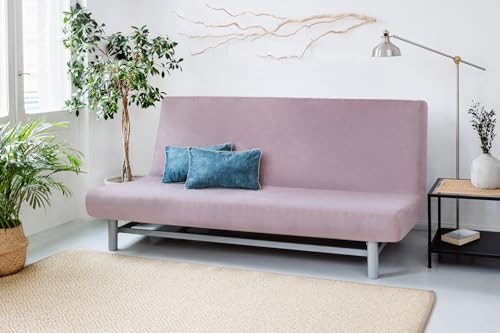 Bestcovers Sofa Überzug - NYHAMN und BEDDINGE Couch Überzug aus Samt und Plüsch - 3-Sitzer Dicker Stretchstoff Sofa Cover einfarbig rutschfestem elastisch passt auf Klappsofa für IKEA von Bestcovers