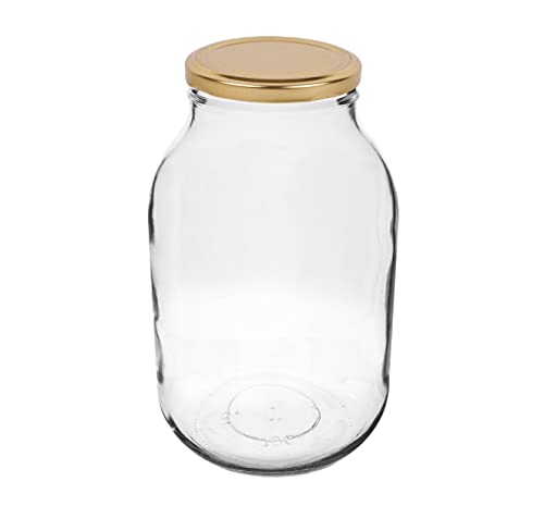 Beste Angebote 3 Liter Gurkenglas Einweckgläser Deckel Einmachgläser 3000 ml Vorratsgläser Einmachglas (3) von Beste Angebote
