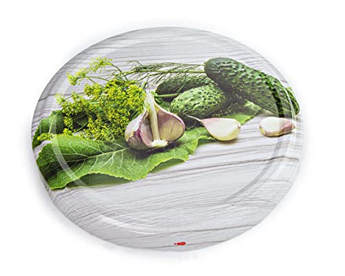 Beste Angebote 30 Stück Gläser Deckel Ø82/6mm Deckel Schraubdeckel Eingemachte Kappe GURKEN Z10 von Beste Angebote
