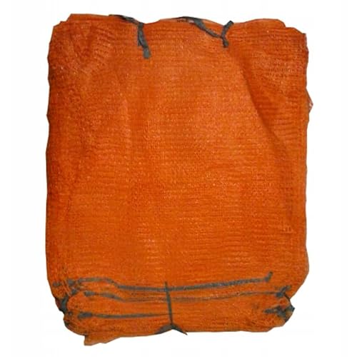 Beste Angebote Raschelsäcke Netzsäcke Orange 42cm x 60cm Kartoffelsack Gemüsesack Zwiebelsack Sack (50) von Beste Angebote