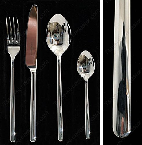 Picard & Wielpütz Besteck Garnitur Ventura Edelstahl 24-teilig, 6 Personen Gemischte Bestecksets, Silber, 39.2 x 22.6 x 7 cm von Besteck