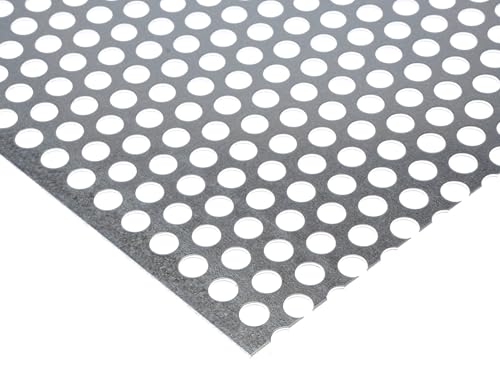 Lochblech Stahl Verzinkt RV 10-15 1,5 mm stark Individueller Zuschnitt nach Maß (500 mm x 400 mm) von Bestell_dein_blech