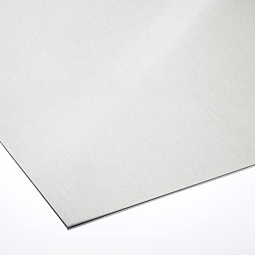 Alublech 0,5 mm 1 mm 1,5 mm 2 mm 3 mm 4 mm Aluminiumblech ALMg3 Zuschnitt inkl Folie, Größe nach Maß Alu Neu (1000 mm x 400 mm, Alu 0,5 mm dick) von Bestell_dein_lochblech