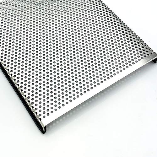 Aluminium 1,5mm dick Terrariumabdeckung mit Kantenschutz Lochblech RV 3-5 Schutzgitter, Größe nach Maß (1000mm x 500mm) von Bestell_dein_lochblech