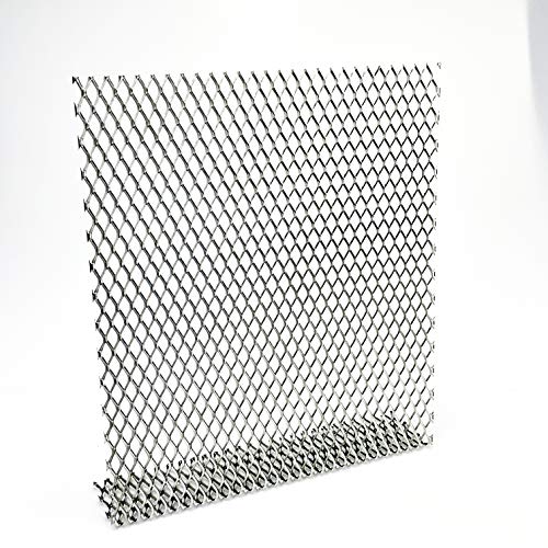 Aluminium Streckgitter 16x6,5x1x1 Alu 1 mm dick Streckmetall Gitter Lochblech Zuschnitt nach Maß (500 mm x 100 mm) von Bestell_dein_lochblech