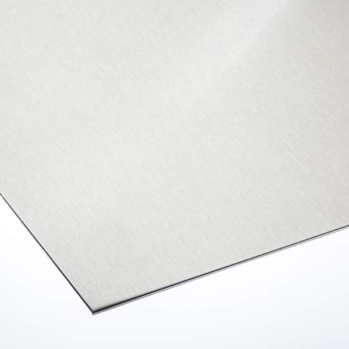 Aluminiumblech AlMg3 Alu 5 mm dick einseitig Schutzfolie Alublech Zuschnitt nach Maß (1000 mm x 550 mm) von Bestell_dein_lochblech