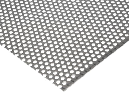 Lochblech Edelstahl RV5-8 V2A Roh 1,5mm dick - Zuschnitt nach Maß (500 mm x 200 mm) von Bestell_dein_lochblech