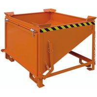 Eichinger® Silobehälter mit großflächiger Schüttklappe, 750 Liter reinorange von Eichinger®