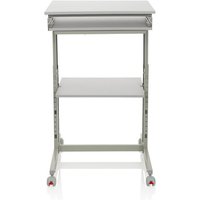 hjh OFFICE Computertisch / Schreibtisch WORKSTATION, grau von hjh OFFICE