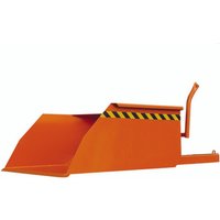 Eichinger® Schaufel mit geschlossenen Stapler-Einfahrtaschen und Kranösen, 2000 kg, 400 Liter reinorange von Jungheinrich PROFISHOP