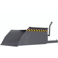 Eichinger® Schaufel mit geschlossenen Stapler-Einfahrtaschen, 4000 kg, 2000 Liter anthrazitgrau von Eichinger®
