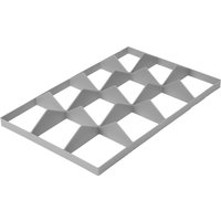 Fachwerkeinsatz für Gläserkiste, 3x4 unten von ALPHA Paletten