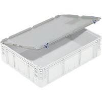 Scharnierdeckel für Eurobehälter, 800x600 mm von ALPHA Paletten