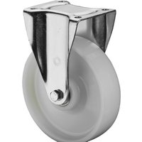 BS ROLLEN Schwerlastrolle Kunststoff, Bockrolle, Kugellager, Platte, Ø x Breite 100 x 35 mm, TK 500 kg von BS ROLLEN